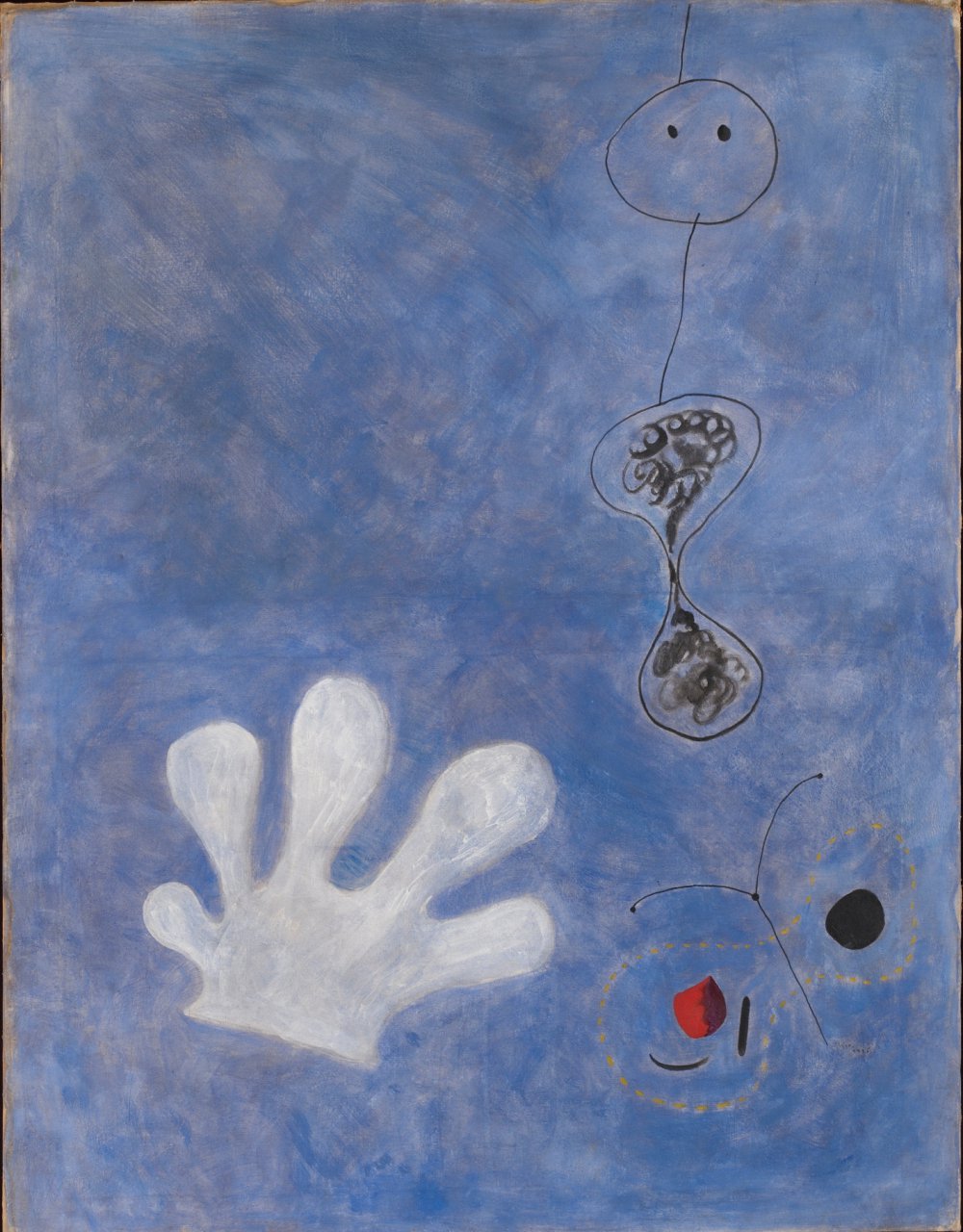 Painting (The white glove) Paintings Catalog of works Fundació