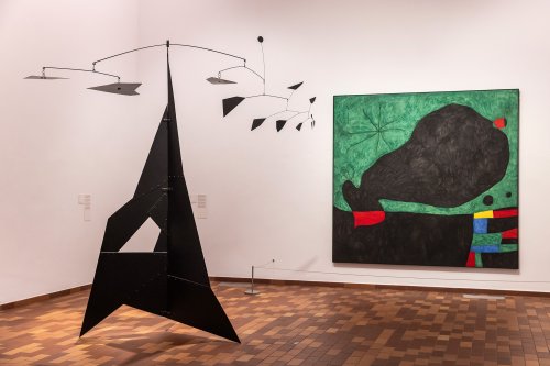 <p>Exposició <em>Miró i els Estats Units</em>, comissariada per Marko Daniel, Matthew Gale i Dolors Rodriguez Roig. © Fundació Joan Miró. Fotos: Davide Camesasca</p>