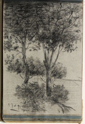 Landscape with trees