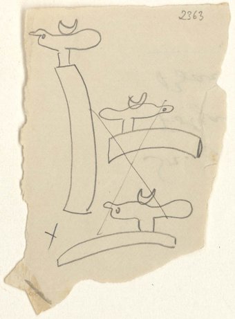 Preliminary drawings for Monument, 1956