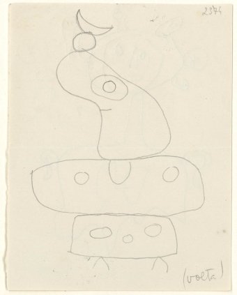 Preliminary drawing for unidentified work