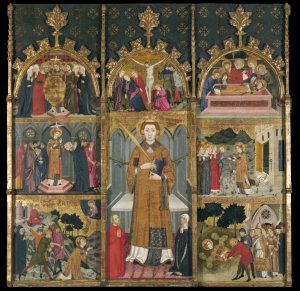<p>Jaume Serra, Retaule de sant Esteve, cap a 1385. Museu Nacional d&#39;Art de Catalunya, adquisició de la col&middot;lecció Plandiura, 1932. &copy; Museu Nacional d&#39;Art de Catalunya, Barcelona, 2024.</p>