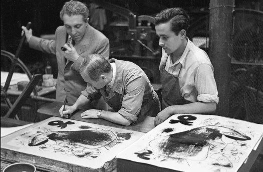 ジョアン・ミロ　Man Looking at the Sun 95×70 ジョアン・ミロ | Fundació Joan Miró