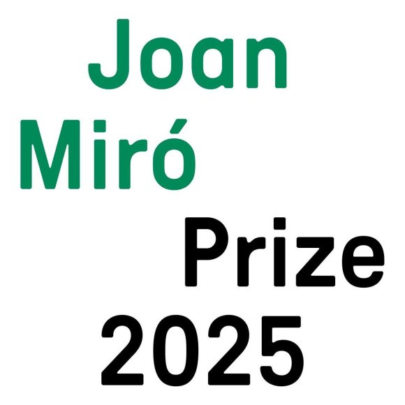 Today we are announcing the 2025 Fundació Joan Miró Awarded artist