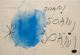 <p>Homenaje a Joan Prats, Joan Miró, 1971. Fundació Joan Miró, Barcelona. © Successió Miró, 2025.</p>