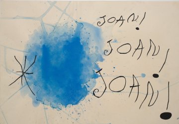<p>Homenatge a Joan Prats, Joan Miró,&nbsp;1971.&nbsp;Fundació Joan Miró, Barcelona. &copy; Successió Miró, 2025.</p>