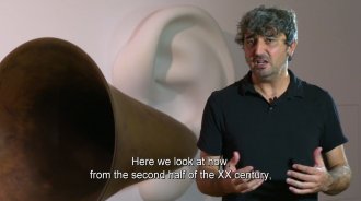 Arnau Horta, curator of the exhibition 'Sound Art?'