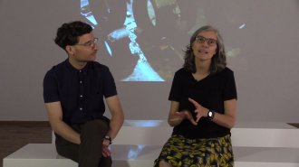 Serafín Álvarez and Martina Millà, curators