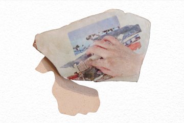 Valentina Alvarado Matos, fragment de l’exposició no termina de aorillarse a Fuga, Barcelona.