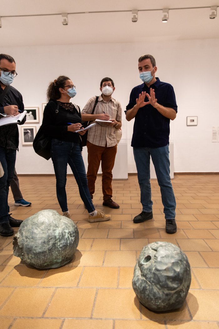 El sentit de l'escultura. Roda de premsa