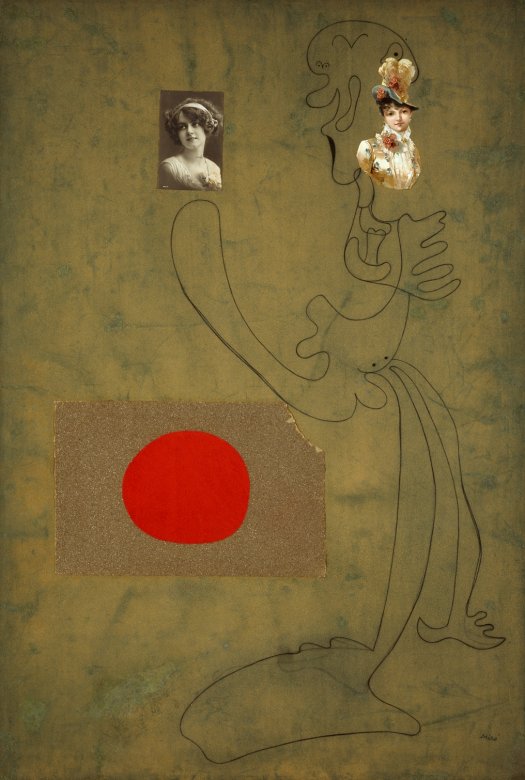 Sin título. Dibujo-collage | Dibujos | Catálogo de obras | Fundació Joan  Miró