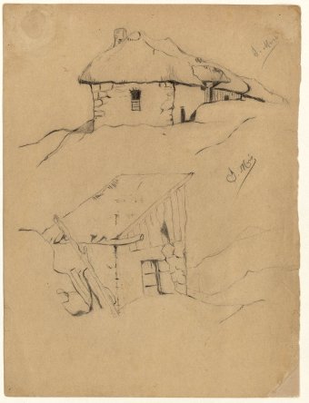 Untitled (Houses and hut)