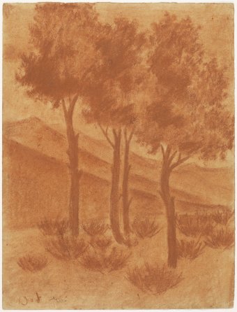 Untitled (Landscape with trees)