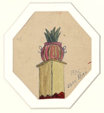 Untitled (Flowerpot on a pilar)