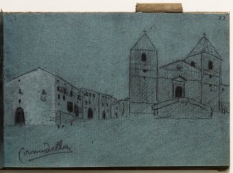 Cornudella. Pueblo e iglesia