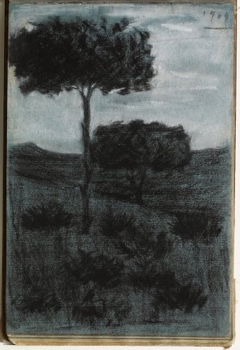 Landscape with trees