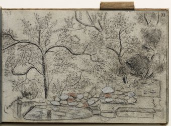 Cornudella. Landscape with trees