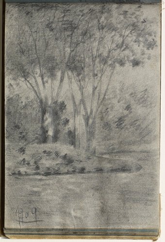 Landscape with trees