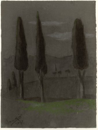 Untitled (Landscape with trees)