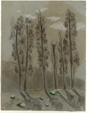 Untitled (Landscape with trees)