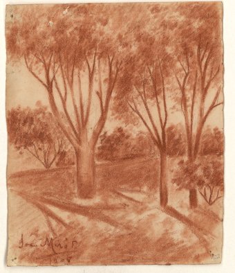 Untitled (Landscape with trees)