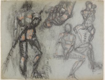 Untitled (Studies of nude)