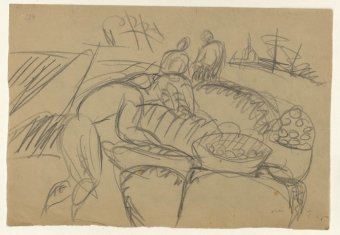 Untitled (Market scene)