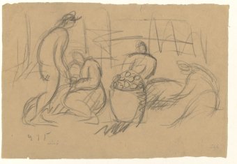 Untitled (Market scene)