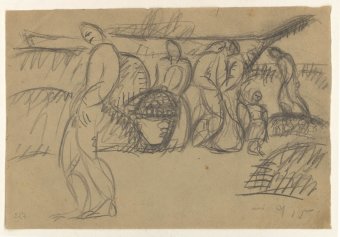 Untitled (Market scene)