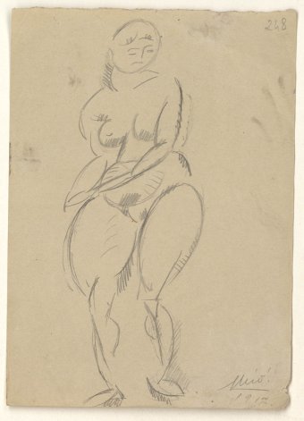 Untitled (Standing nude)