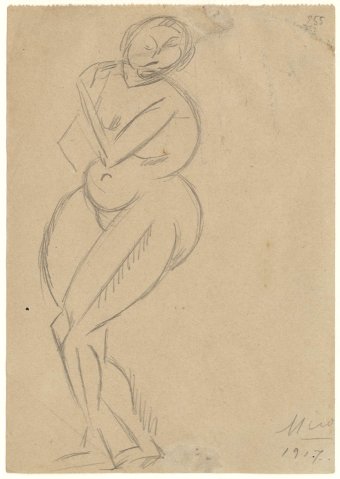 Untitled (Standing nude)