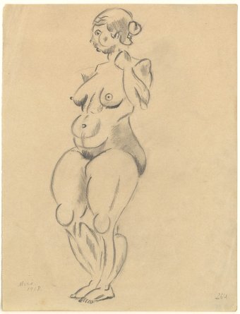 Untitled (Standing nude)