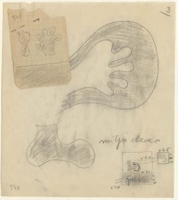 <p>Dibujos preparatorios de Construcciones, Joan Miró, 1930. Fundació Joan Miró, Barcelona. Successió Miró, 2023.</p>