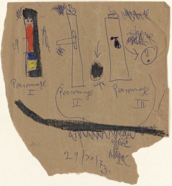 Preliminary drawings for His majesty the king, 1974, Her majesty the queen, 1974 and His highness the prince, 1974