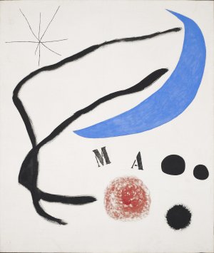 Joan Miró. Poema (III), 1968. Acrílic damunt tela. Fundació Joan Miró, Barcelona © Successió Miró, 2018.