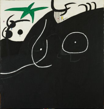 Mujer delante de la estrella fugaz III