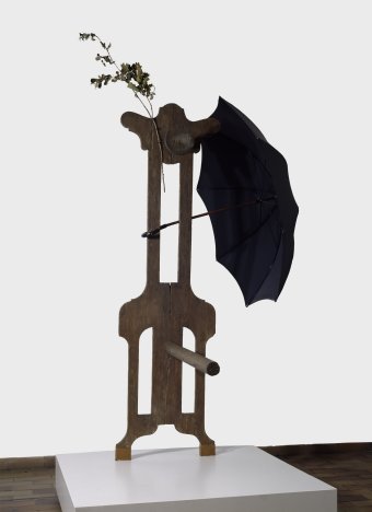 Personage (with umbrella). Replica from 1973