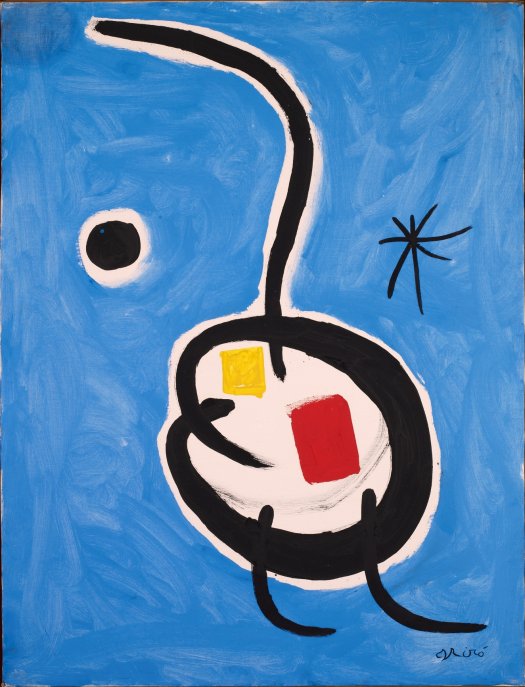 Personaje, estrella | Pinturas | Catálogo | Fundació Joan Miró