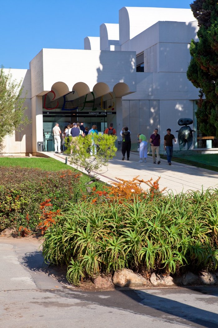 Fundació Joan Miró. Entrance