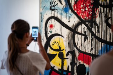 <p>Presentació de la Col&middot;lecció Joan Miró. Fundació Joan Miró, Barcelona. Fotografia de Pep Herrero.</p>