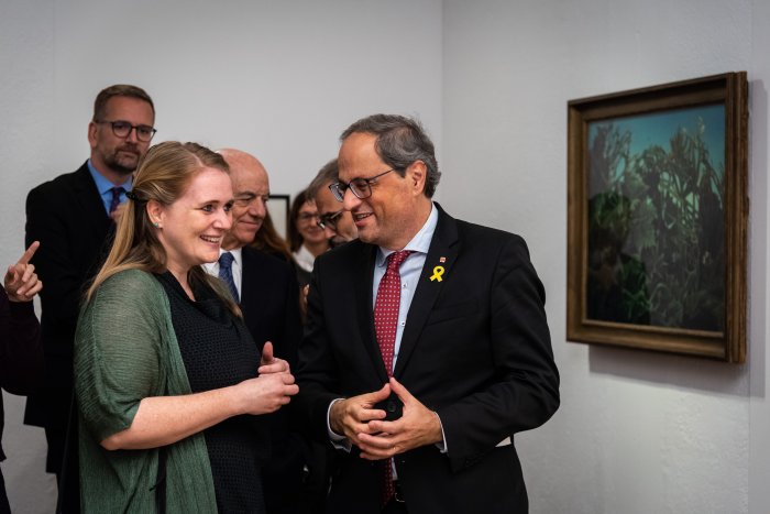 Lee Miller i el surrealisme a la Gran Bretanya. Inauguració 29.10.2018 AmiBouhassane QuimTorra Foto: Pep Herrero