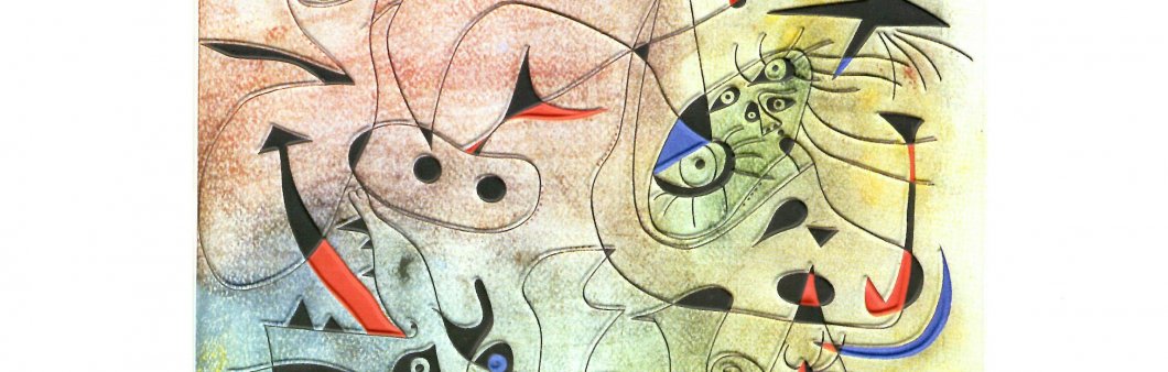 Reproducció tàctil de l'obra l'estel Matinal de Joan Miró

