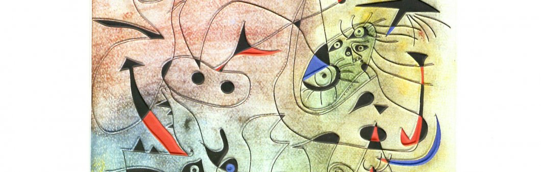 Reproducció en relleu de l'obra L'estel Matinal, de Joan Miró