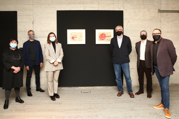 Signatura de l’acord de col·laboració entre la Fundació Joan Miró  i la Universitat Pompeu Fabra 