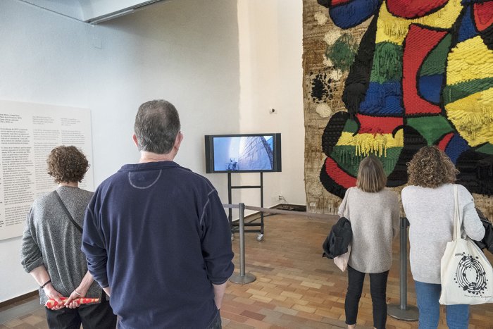 Tapestry of the Fundació Joan Miró