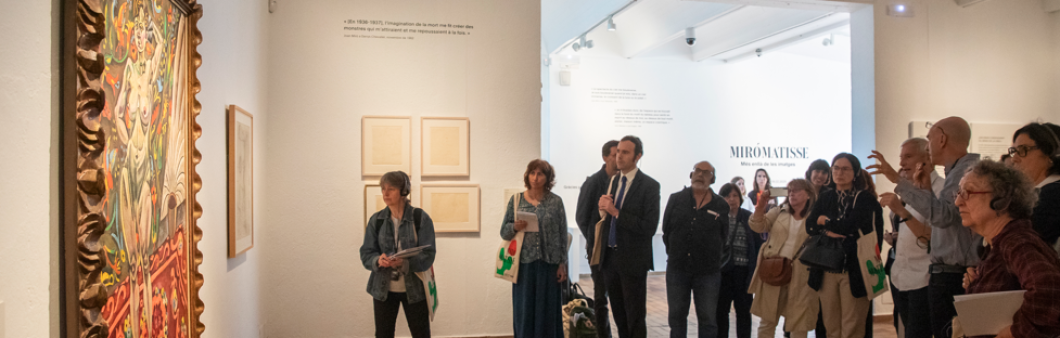 Salas de la exposición Miró Matisse, más allá de las imágenes comisariada por Rémi Labrusse. © Fundació Joan Miró. Fotos: Davide Camesasca