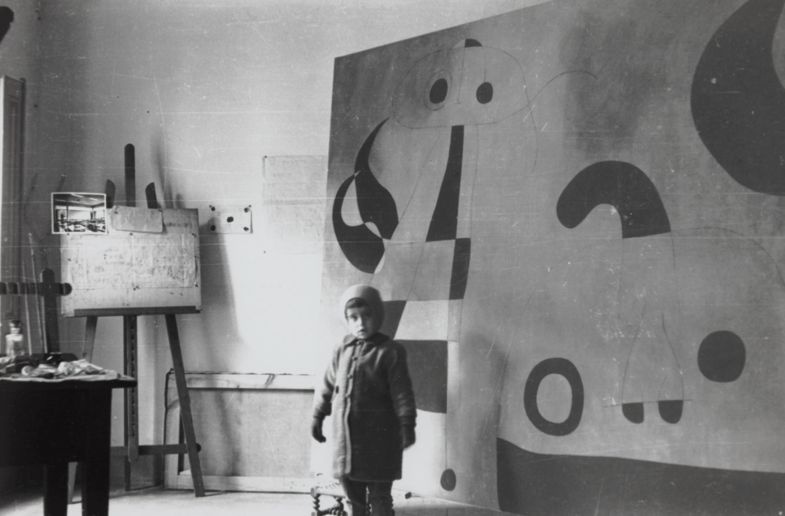 Enric Tormo, <em>Taller de Joan Miró amb&nbsp;Dolça Tormo</em>, sense data
