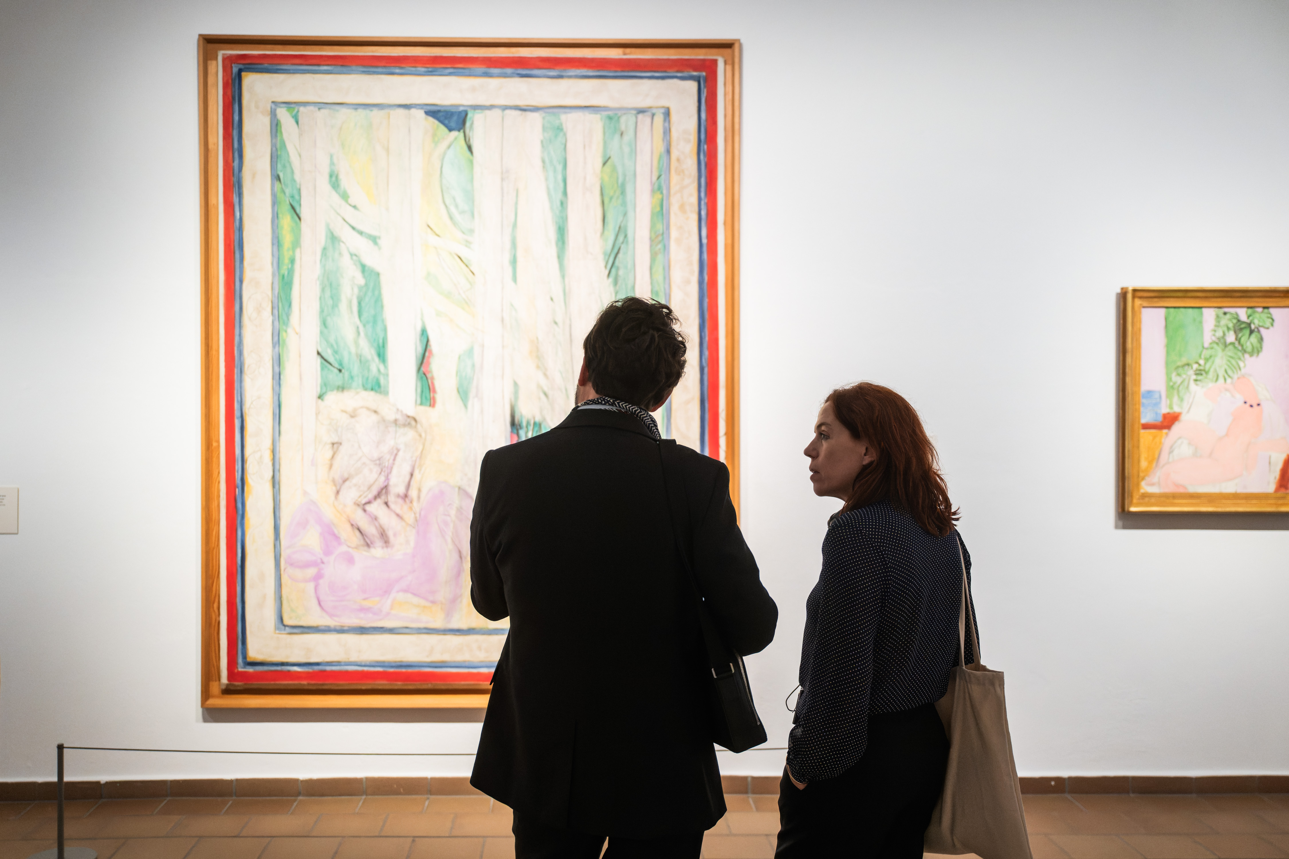 Guide tour the exhibition MiróMatisse, Beyond Images. Curator Rémi Labrusse. © Fundació Joan Miró. Photos: Edu Pedrocchi
