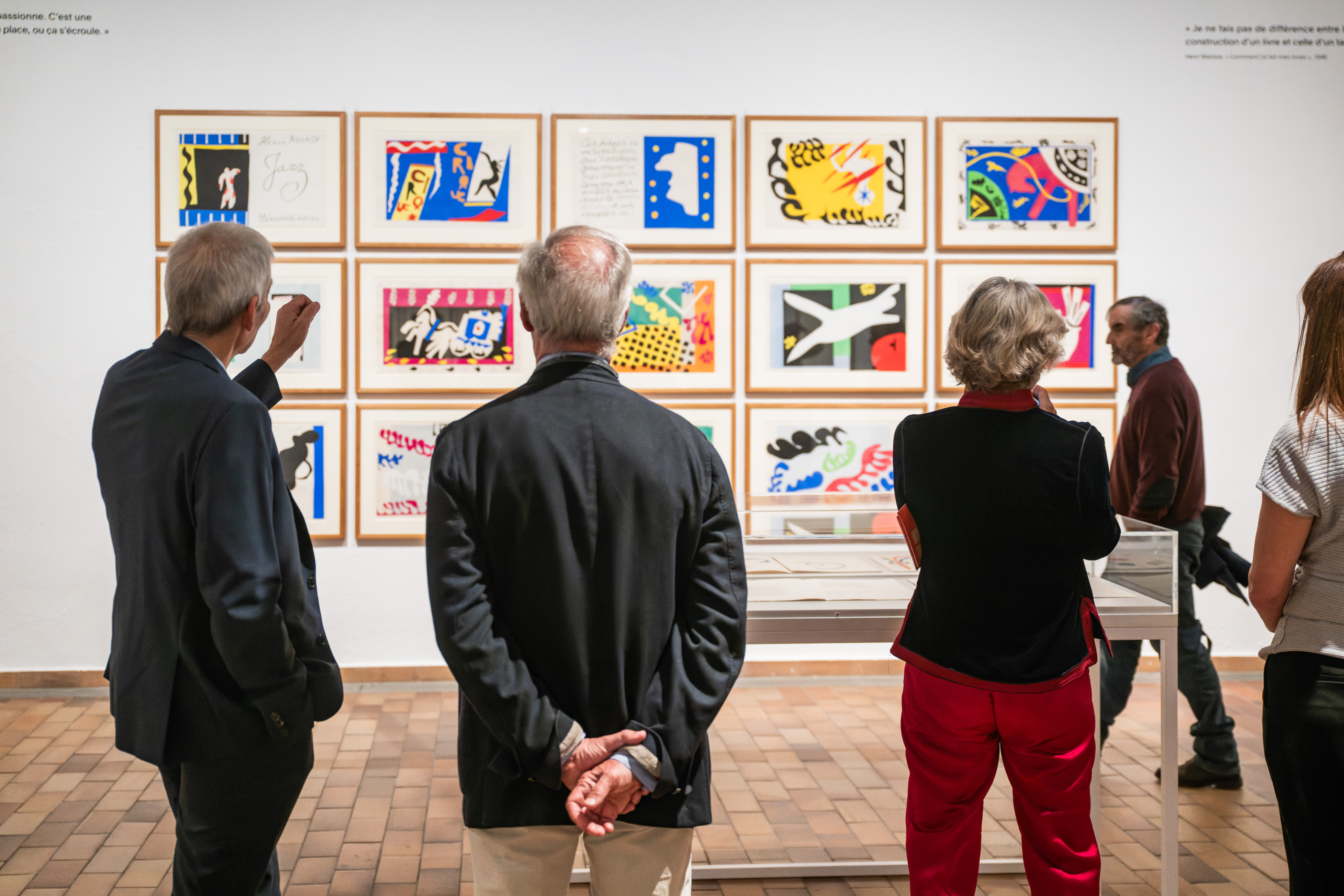 Guide tour the exhibition MiróMatisse, Beyond Images. Curator Rémi Labrusse. © Fundació Joan Miró. Photos: Edu Pedrocchi
