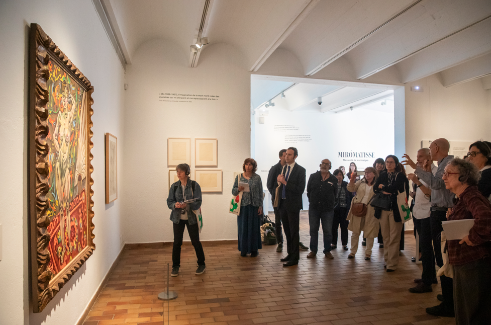 Rooms of the exhibition MiróMatisse, Beyond Images. Curator Rémi Labrusse. © Fundació Joan Miró. Photos: Davide Camesasca.
